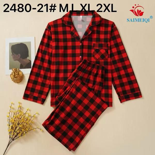 Пижама Estima (M-2XL) 2480-21 red (деми)