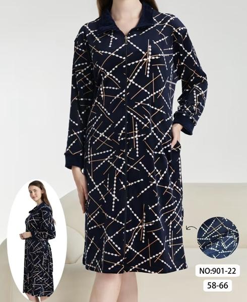 Халат Estima (58-66) 701-22 navy (деми)