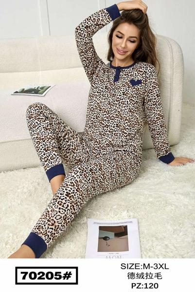 Пижама Estima (M-3XL) 70205 beige (зима)