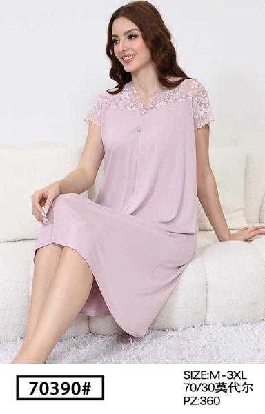 Ночнушка Estima (M-3XL) 70390 powder (лето)