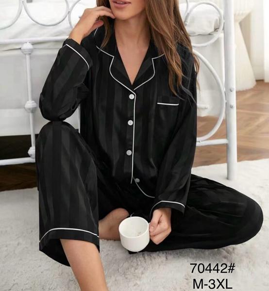 Пижама Estima (M-3XL) 70472 black (деми)