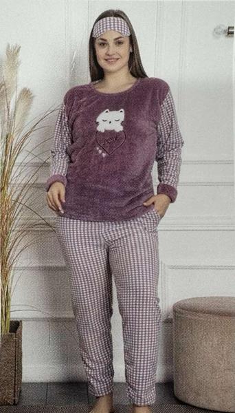 Пижама Estima (XL-4XL) E14  violet (зима)