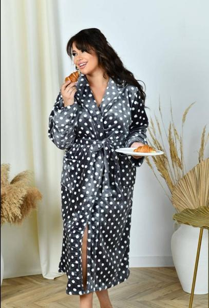 Халат Estima (4XL-6XL) E15 grey (зима)