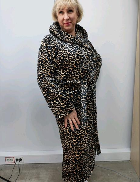 Халат Estima (4XL-6XL) E17 brown (зима)