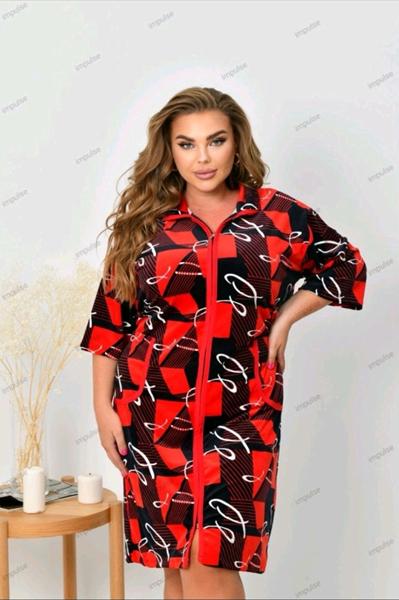 Халат Estima (6XL-11XL) E19 red (зима)