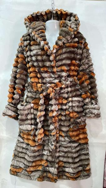 Халат Estima (M-2XL) E21 brown (зима)