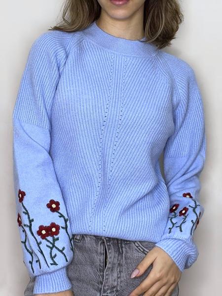 Свитер Kosta (42-48) 5615 l.blue (зима)