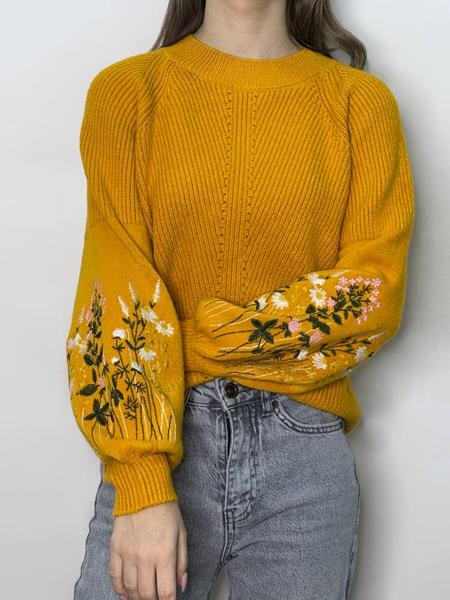 Свитер Kosta (42-48) 5616 yellow (зима)