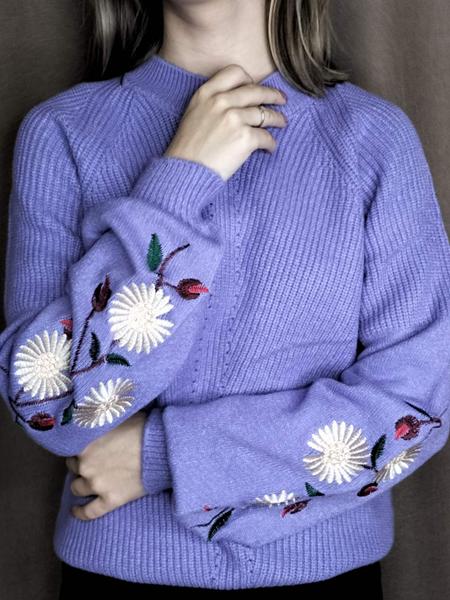 Свитер Kosta (42-48) 5807 lilac (зима)