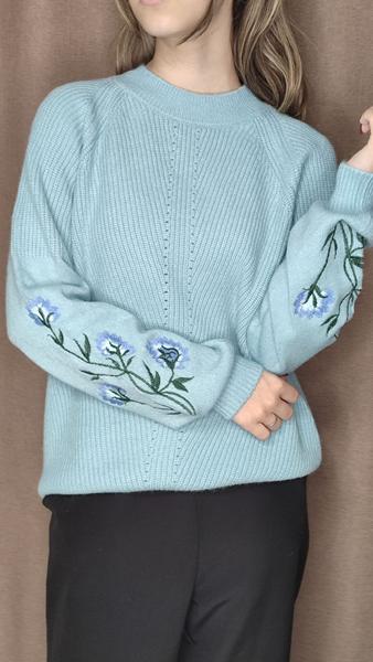 Свитер Kosta (42-48) 5809 l.blue (зима)