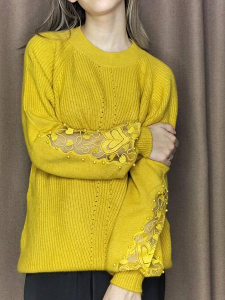 Свитер Kosta (42-48) 5865 yellow (зима)