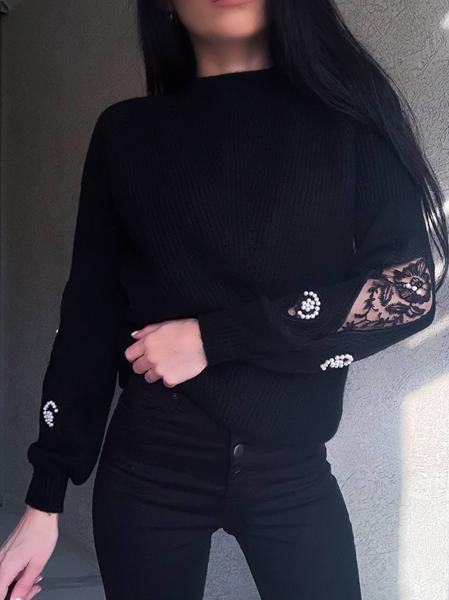 Свитер Kosta (42-48) 7176 black (зима)