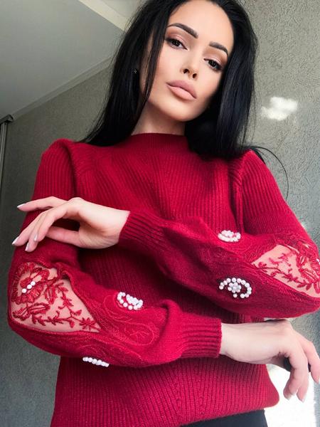 Свитер Kosta (42-48) 7176 red (зима)