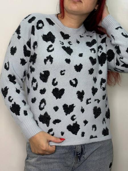 Свитер Kosta (42-46) 95718 grey (зима)