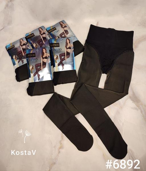 Колготы Kosta (42-46) 6892 black (зима)