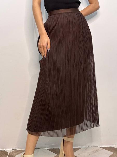 Юбка Kosta (44-46) 9195 brown (деми)