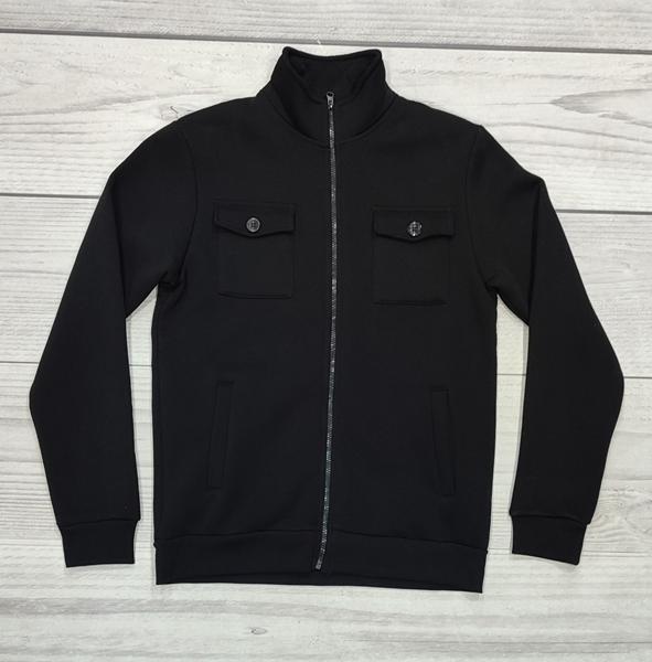 Кофта спорт Samo (48-56) 2115 black (зима)