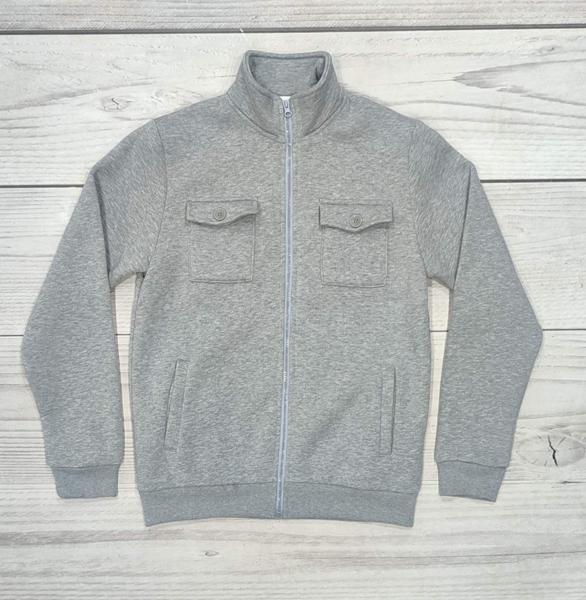 Кофта спорт Samo (48-56) 2115 grey (зима)