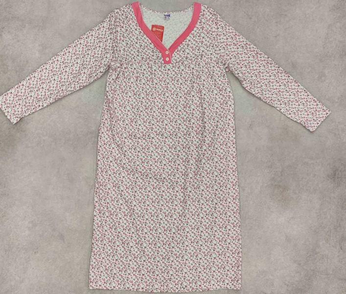 Ночнушка Samo (48-56) 484 white-coral (зима)