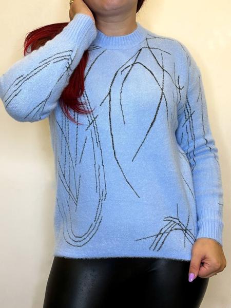 Свитер Kosta (42-46) 5976-1 l.blue (зима)
