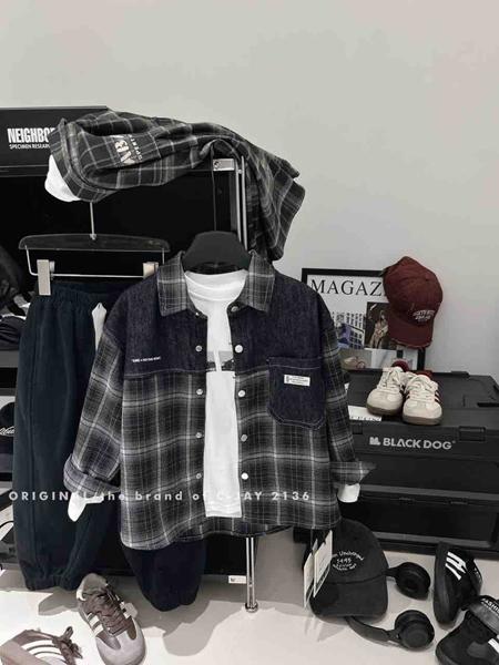 Рубашка Safi (120-160) 2136 grey (зима)