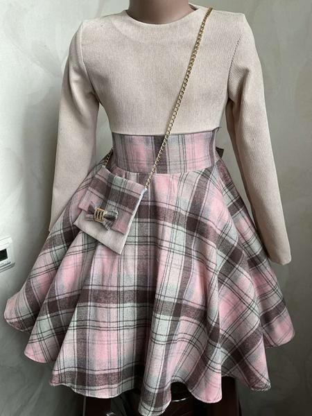 Платье Safi (122-134) M257 pink (деми)