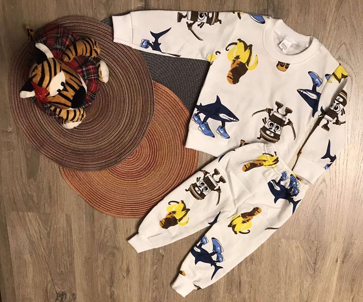 Пижама Safi (8-12) M323 white (зима)