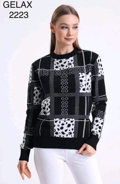 Свитер Julia (48-52) 2223 black (зима)