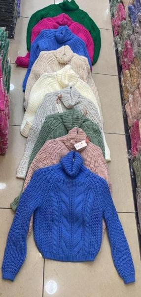 Свитер Julia (one size) JL215 d.beige (зима)