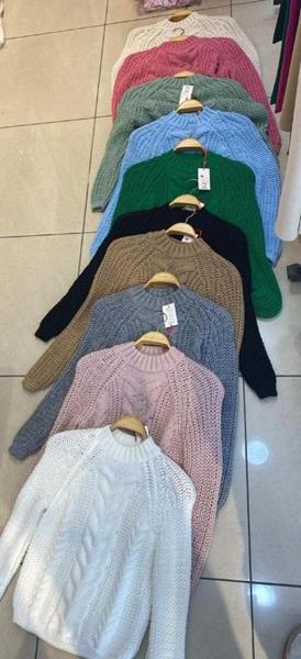 Свитер Julia (one size) JL243 brown (зима)