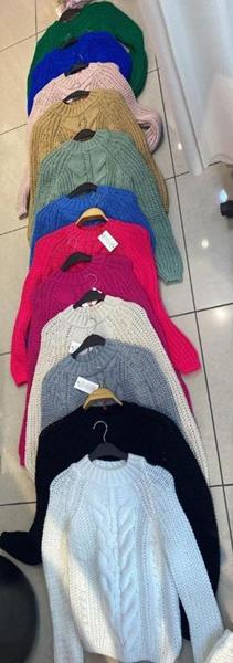 Свитер Julia (one size) JL262 d.green (зима)