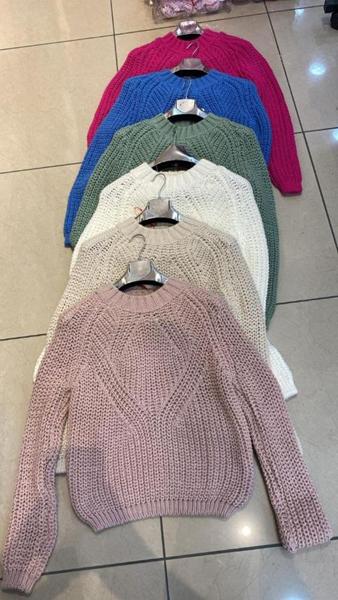 Свитер Julia (one size) JL366 d.beige (зима)