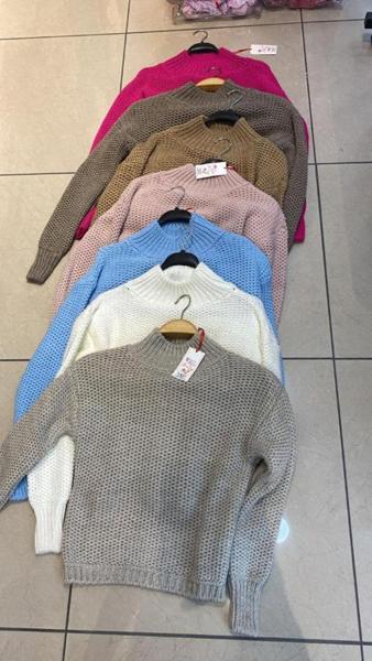 Свитер Julia (one size) JL383 l.blue (зима)