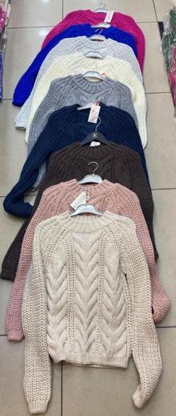 Свитер Julia (one size) JL389 d.beige (зима)