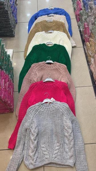 Свитер Julia (one size) JL398 crimson (зима)