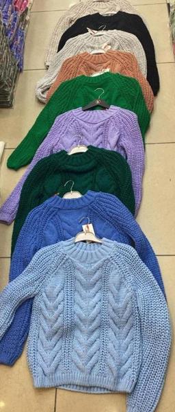 Свитер Julia (one size) JL408 lilac (зима)