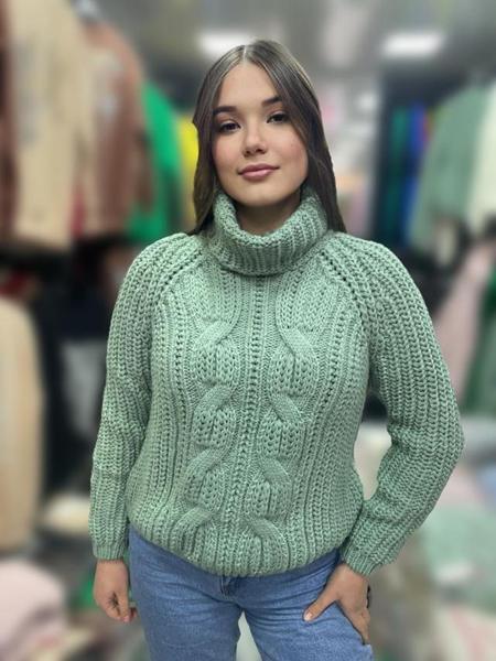 Свитер Julia (one size) JL432 mint (зима)
