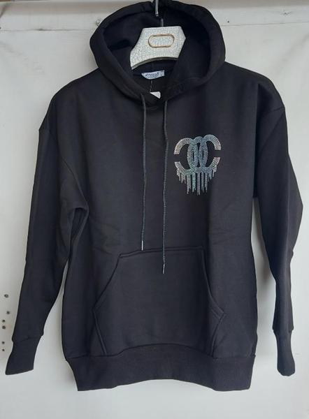 Худи Julia (48-50) JL441 black (зима)