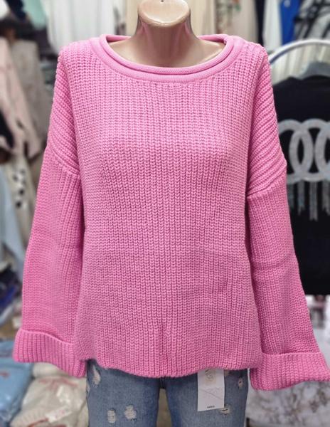 Свитер Julia (one size) JL466 pink (зима)