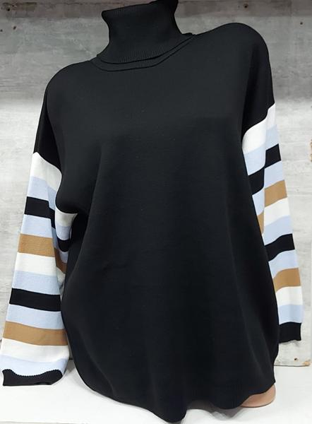 Свитер Julia (one size) JL472 black (зима)