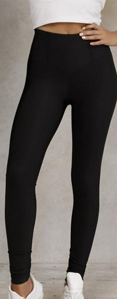 Лосины Kenalin (S-3XL) 1444 black (зима)