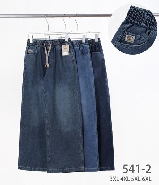 Джинсы Kenalin (L-3XL) 541-2 blue (деми)