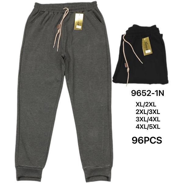 Штаны спорт Kenalin (XL-5XL) 9653-1N grey (деми)