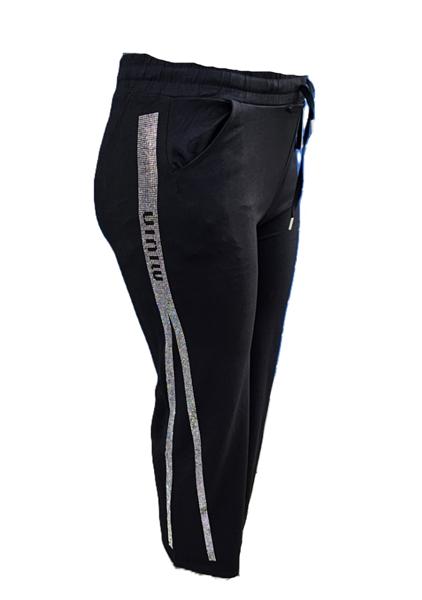 Штаны спорт Kenalin (2XL-6XL) 9701-6 black (деми)