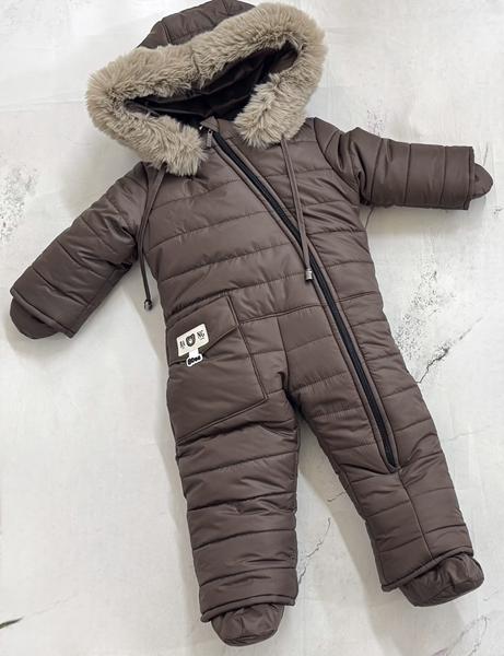 Комбинезон Moda school (68-80) 8462 brown (зима)