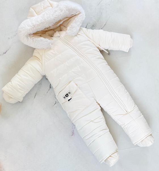 Комбинезон Moda school (68-80) 8462 white (зима)