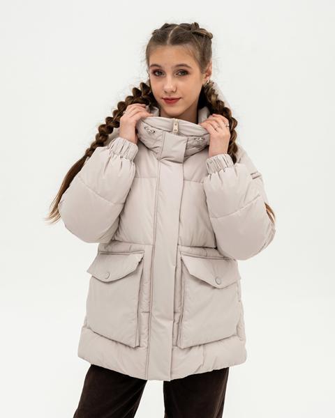 Куртка Moda school (36-44) ERIKA beige (зима)