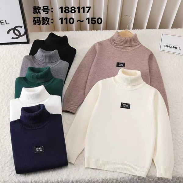 Свитер SunnyTot (110-150) 188117 black (зима)