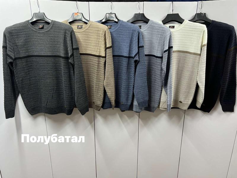 Свитер Navas (L-2XL) NW826 d.grey (зима)