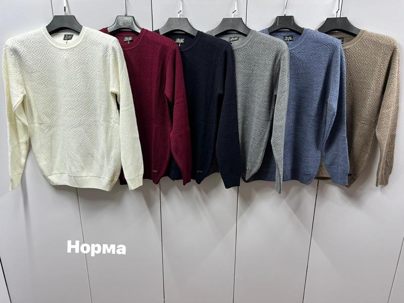 Свитер Navas (L-2XL) NW845 wine (зима)